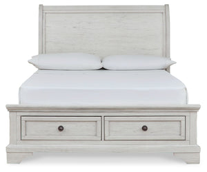 Robbinsdale - Sleigh Bed #full #2storagedrawers