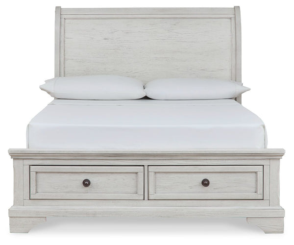 Robbinsdale - Sleigh Bed #full #2storagedrawers