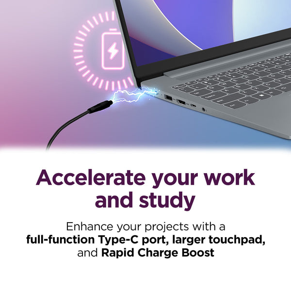 Lenovo - IdeaPad Slim 3i 15.6" Full HD Laptop - Intel Core i5-1335U 2023 - 16GB Memory - 256GB SSD - Arctic Grey