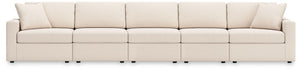 Modmax - 5 Piece Sectional #white #5pc.sectionalwith3armlesschairs