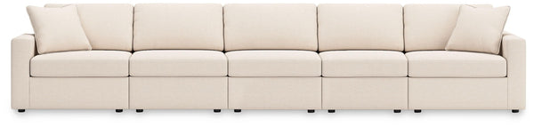 Modmax - 5 Piece Sectional #white #5pc.sectionalwith3armlesschairs