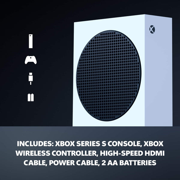Xbox Series S 1TB All-Digital Console (Disc-Free Gaming) with Xbox Wireless Controller - 120FPS