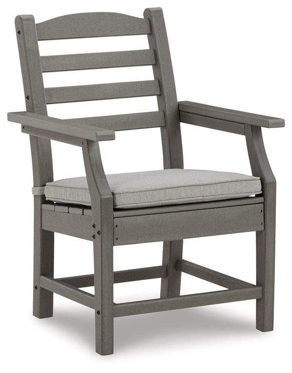 Visola - Sillón con cojín (juego de 2) - Gris