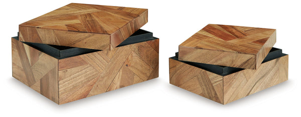 Antford - Juego en caja (Set de 2) - Marrón