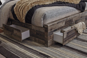 Derekson - Panel Bed #king|queen|full #4drawers|6drawers