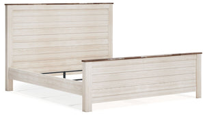 Willowton - Panel Bed #king #none