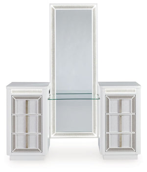 Chalanna - Vanity With Mirror - White