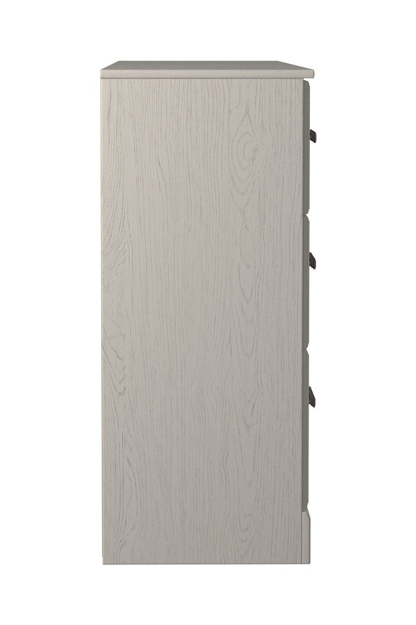 Stelsie - Cómoda de seis cajones - Blanca