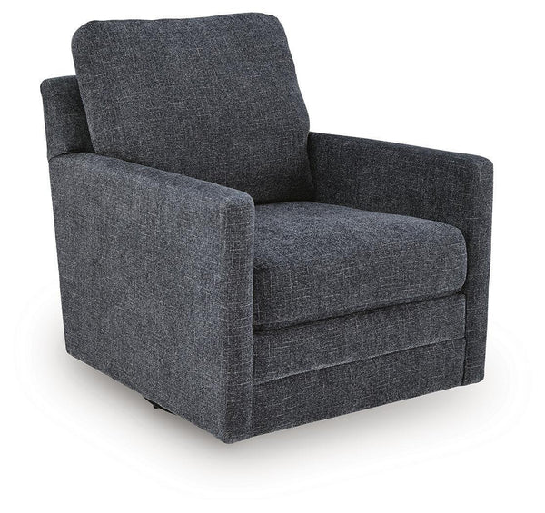 Dishford - Swivel Accent Chair #darkgray