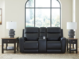 5Z-Comfort - Relaxation - Power Reclining Loveseat with Console / Adj Headrest #black
