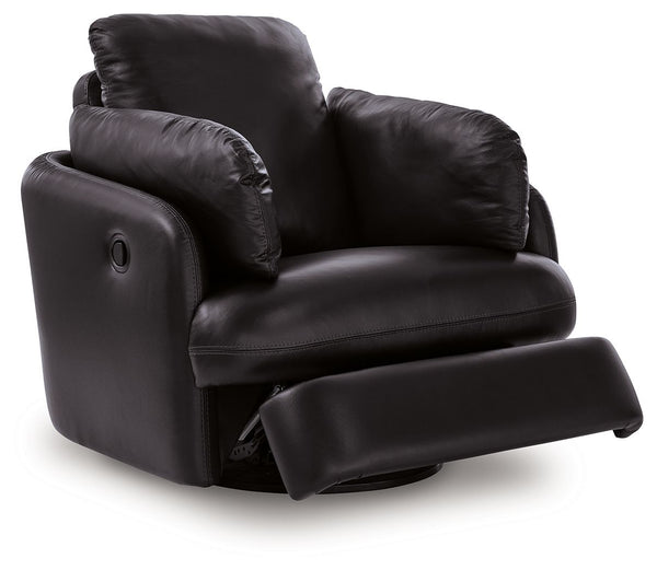 Modmax II - Sillón Reclinable con Planeador Giratorio - Negro