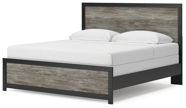 Broachmyn - Panel Bed #black #king