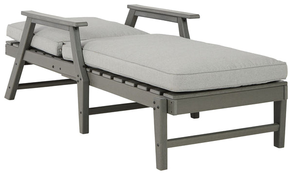 Visola - Sillón de descanso con cojín - Gris