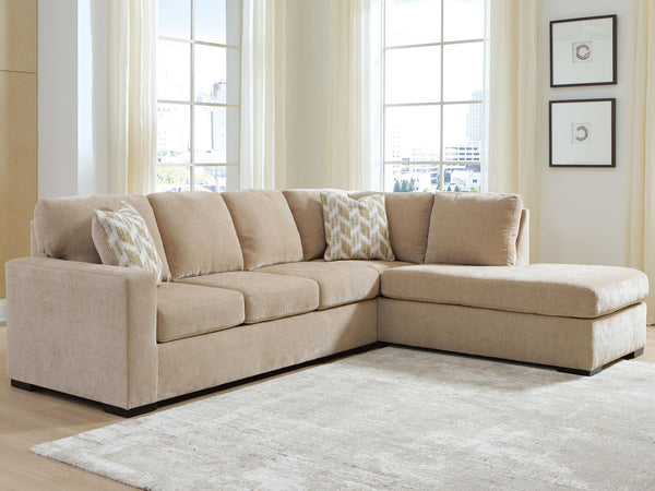 Bridgepoint - Sleeper Sectional #lightbrown #2pc.rightarmfacingcornerchaisesleepersectional