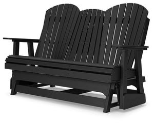 Hyland Wave - Glider Loveseat #black