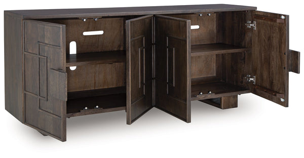 Cato - Gabinete decorativo - Marrón oscuro