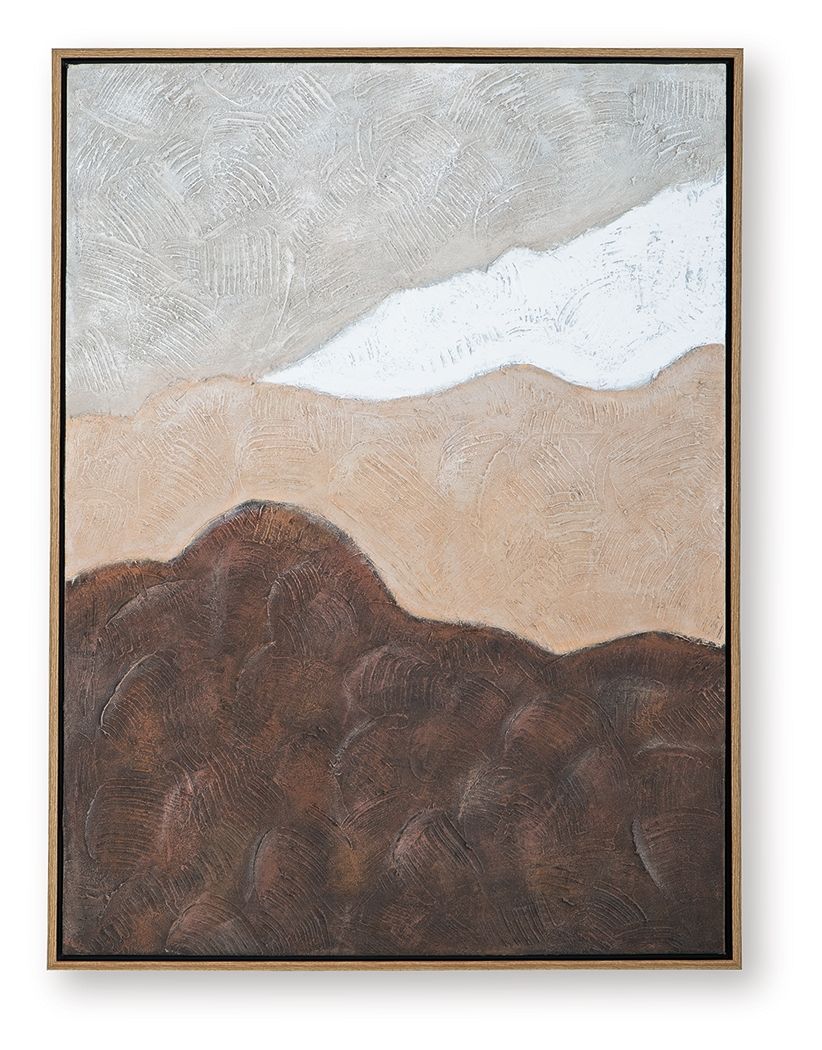 Fanthorne - Arte de pared - Marrón claro / Marrón / Blanco
