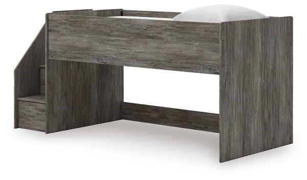 Frandern - Loft Bed #storagesteps