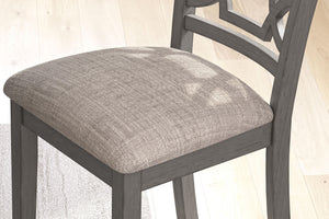 Wrenning - Juego de mesa de comedor (Set de 6) - Gris