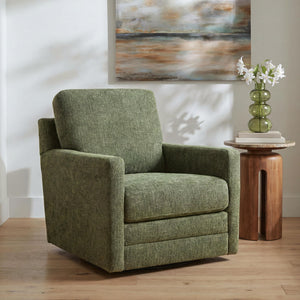 Dishford - Swivel Accent Chair #green