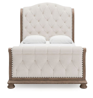 Ardenfield - Upholstered Sleigh Bed #queen