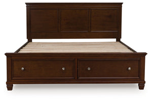 Danabrin - Panel Bed #king #2drawers