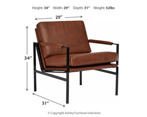 Puckman - Accent Chair #darkbrown