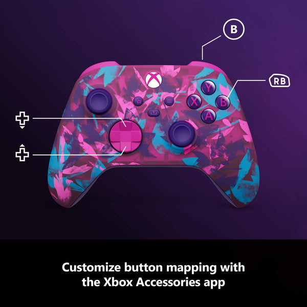 Microsoft - Xbox Wireless Controller for Xbox Series X, Xbox Series S, Xbox One, PCs, and Cloud-Enabled Devices - Heart Breaker Special Edition