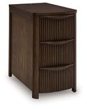 Camdill - Chair Side End Table #darkbrown