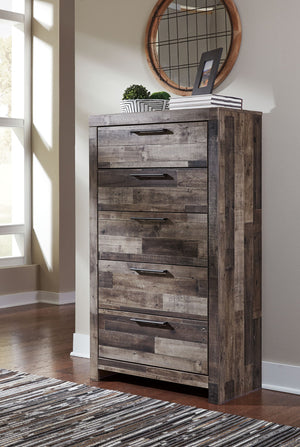 Derekson - Panel Bedroom Set #4pc.bed,dresser,mirror,chest|6pc.bed,dresser,mirror,chest,2nightstands #4drawers