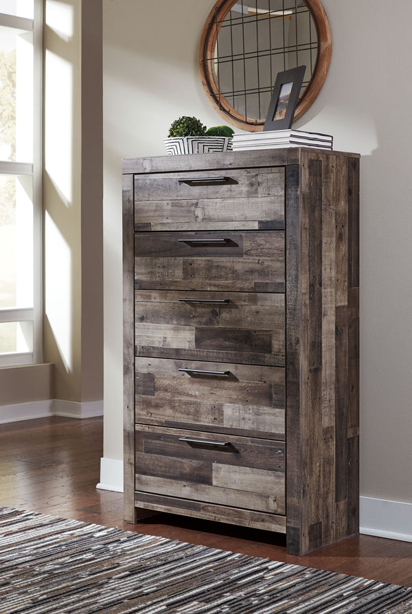 Derekson - Panel Bedroom Set #4pc.bed,dresser,mirror,chest|6pc.bed,dresser,mirror,chest,2nightstands #4drawers