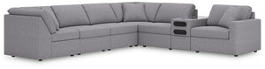 Modmax - 7 Piece Sectional #gray #7pc.sectionalwithaudioconsole