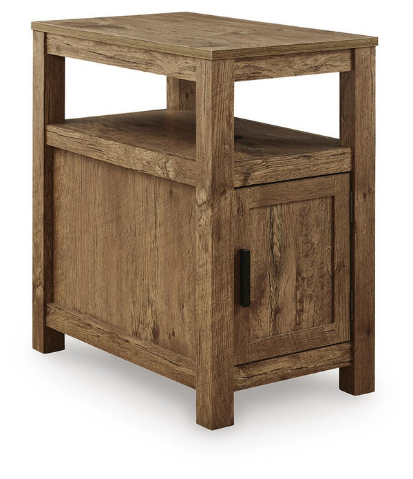 Fendenmore - Chair Side End Table #lightbrown