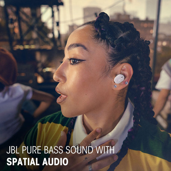JBL - Tune Buds 2 - True Wireless Noise Cancelling Earbuds Spatial Sound and Smart Ambient Technology, 6 mics for Perfec - Teal