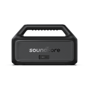 Soundcore - de Anker Boom 2 Altavoz Bluetooth flotante e impermeable IPX7 de 80 W con subwoofer, BassUp 2.0 y efectos de luz RGB personalizados - Negro
