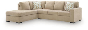 Bridgepoint - Sleeper Sectional #lightbrown #2pc.leftarmfacingcornerchaisesleepersectional