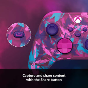 Microsoft - Xbox Wireless Controller for Xbox Series X, Xbox Series S, Xbox One, PCs, and Cloud-Enabled Devices - Heart Breaker Special Edition