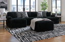 Midnight-Madness - Sectional Set #4pc.-3-piecedoublechaisesectional,ottoman