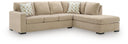 Bridgepoint - Sleeper Sectional #lightbrown #2pc.rightarmfacingcornerchaisesleepersectional