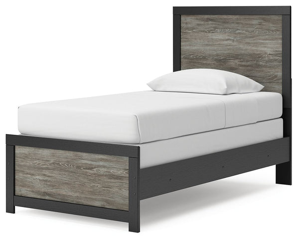 Broachmyn - Panel Bed #black #twin
