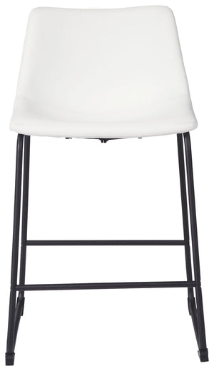 Centiar - Upholstered Barstool (Set of 2) #white #19''wx22''dx35''h