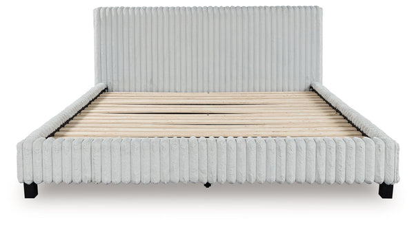 Zuraleus - Upholstered Bed #white #californiaking|king