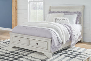 Robbinsdale - Sleigh Bed #full #2storagedrawers