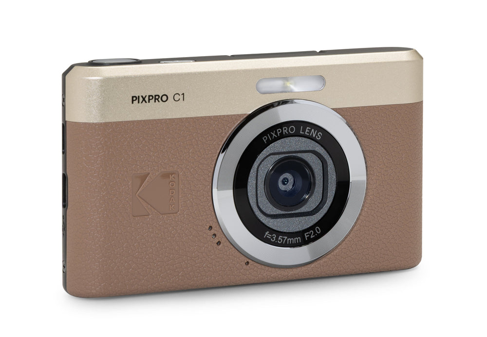 Kodak - PIXPRO C1 Digital Camera - Brown
