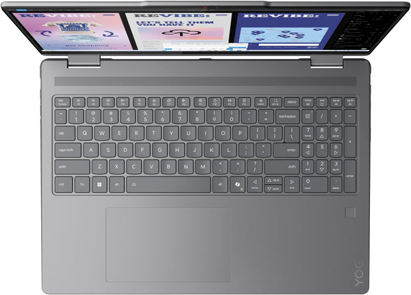 Lenovo - Yoga 7i 2-in-1 16" 2K Touchscreen Laptop - Core Ultra 7 Processor 266V 2024 - 16GB Memory - 512GB Storage - Copilot+ PC - Luna Grey