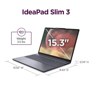Lenovo - IdeaPad Slim 3 15.3" 2k Touchscreen Laptop - Ryzen 7 8840HS 2023 - 16GB Memory - 512GB Storage - Luna Grey