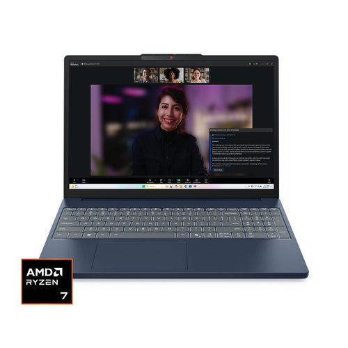 Lenovo - IdeaPad Slim 3 15.3" 2k Touchscreen Laptop - AMD Ryzen 7 155 2026 - 16GB Memory - 256GB SSD - Cosmic Blue