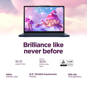 Lenovo - IdeaPad Slim 3 15.3" 2k Touchscreen Laptop - AMD Ryzen 7 155 2026 - 16GB Memory - 256GB SSD - Cosmic Blue