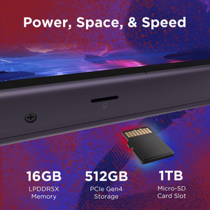 Legion Go S - 8" 120Hz 2K Gaming Handheld - AMD Ryzen Z1 Extreme - 16GB Memory - 512GB SSD - SteamOS