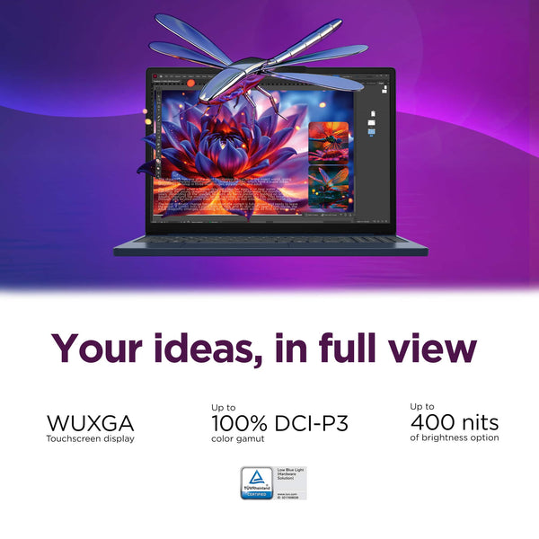 Lenovo - IdeaPad Slim 3i 15.3" 2k Touchscreen Laptop - Core 7 Processor 350 2026 - 16GB Memory - 256GB Storage - Cosmic Blue